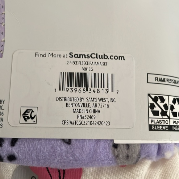 NWT Size 3T Girls Pajamas - Picture 5 of 5